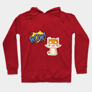 Cat Wow t-shirt Hoodie